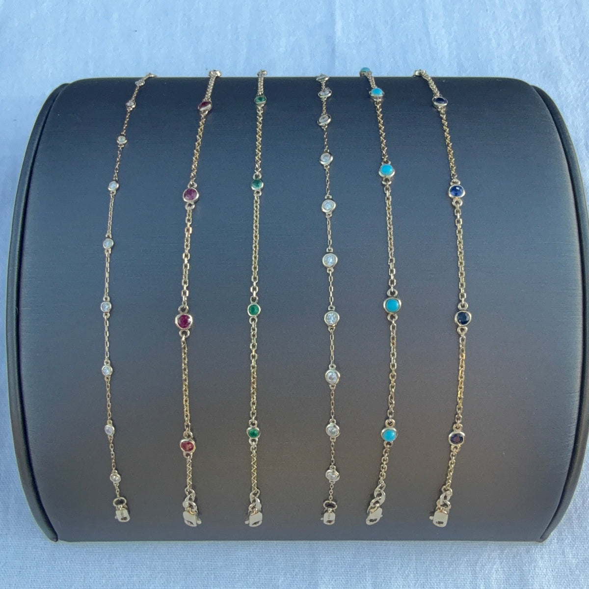 Gemstone Station Bracelet