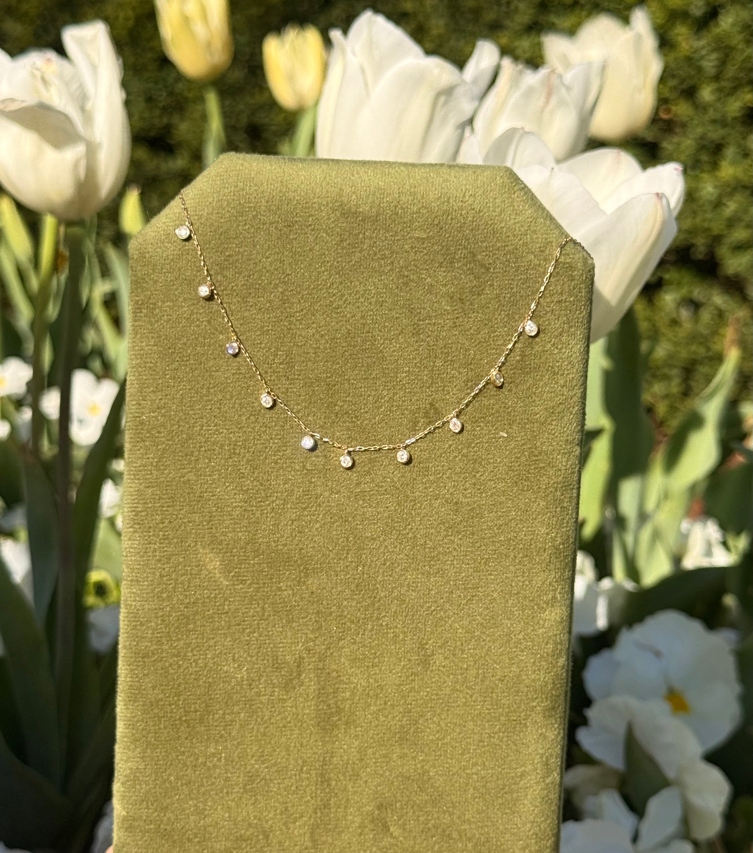 Diamond Dangle Necklace