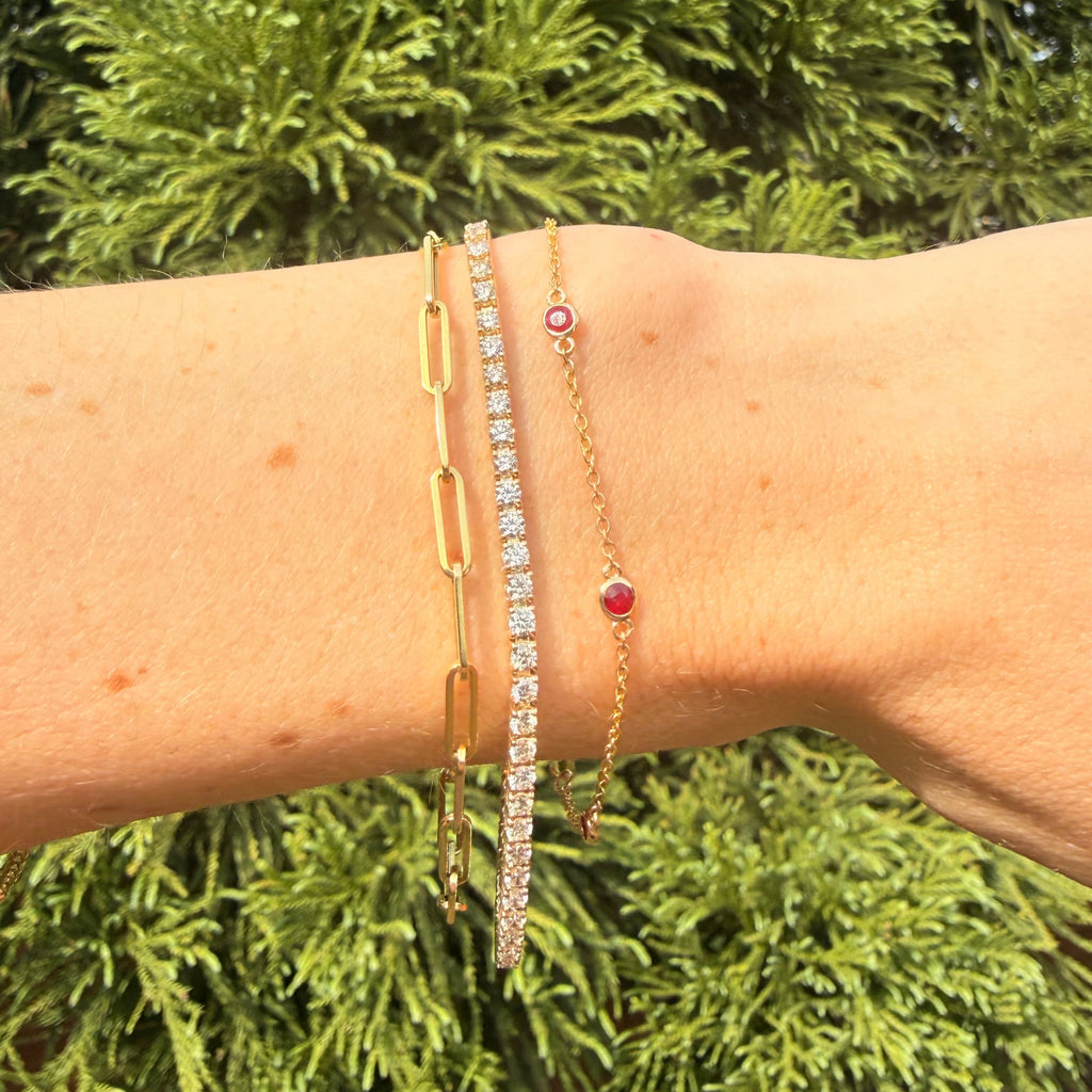 Gemstone Station Bracelet