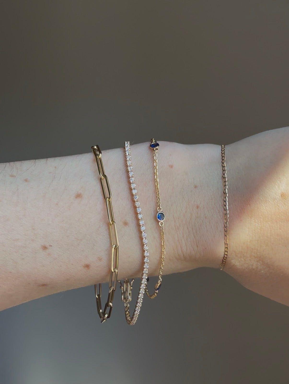 Gemstone Station Bracelet