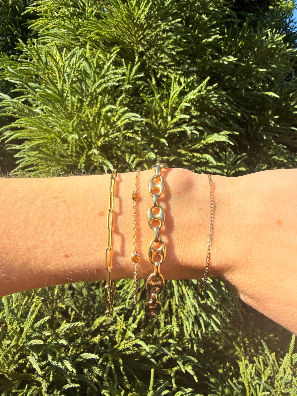 Gemstone Station Bracelet