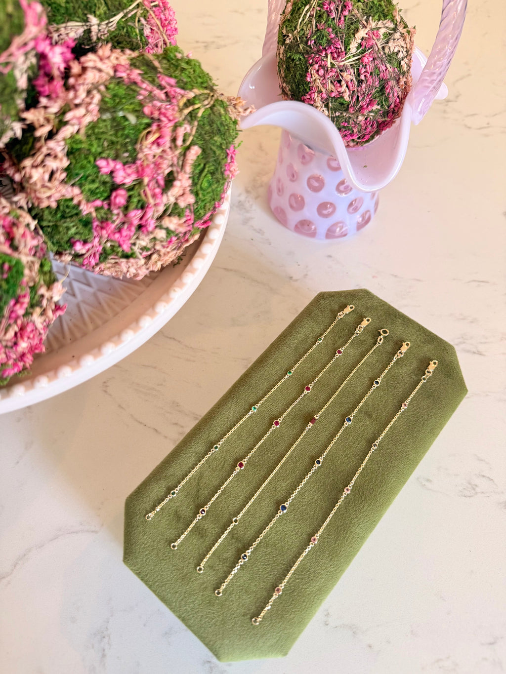 Gemstone Station Bracelet