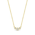 3-stone diamond necklace