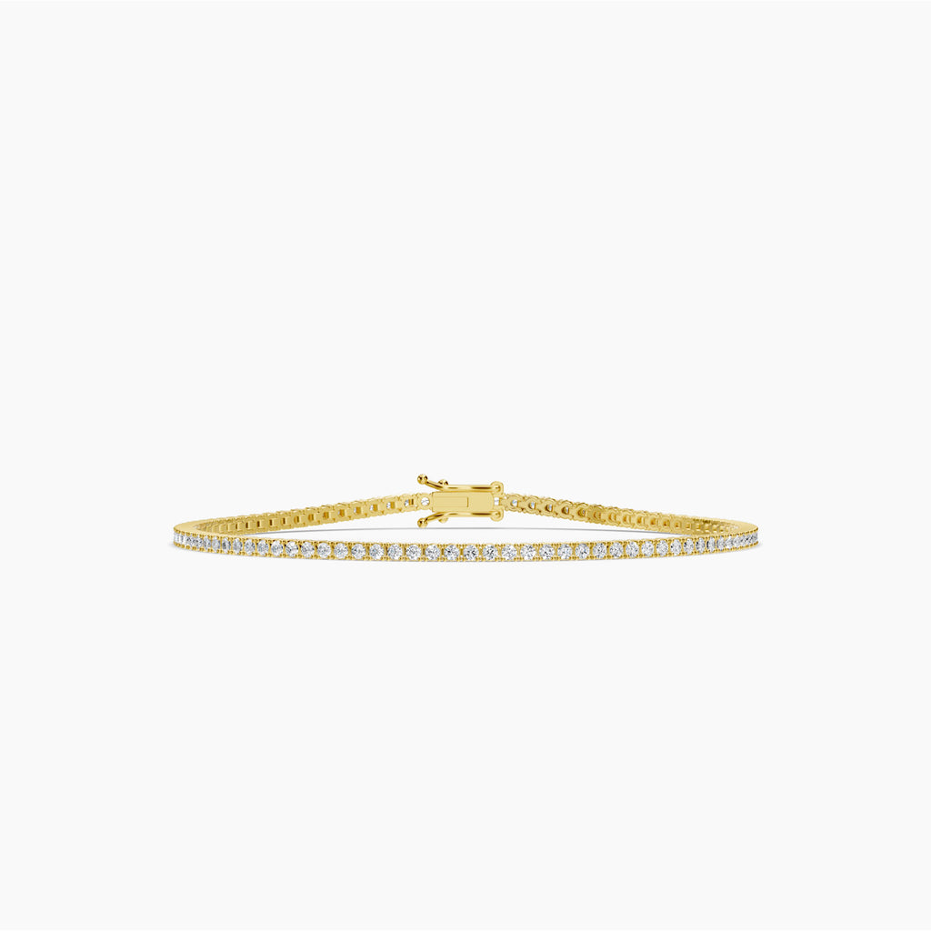 Yellow Gold Tennis Bracelet