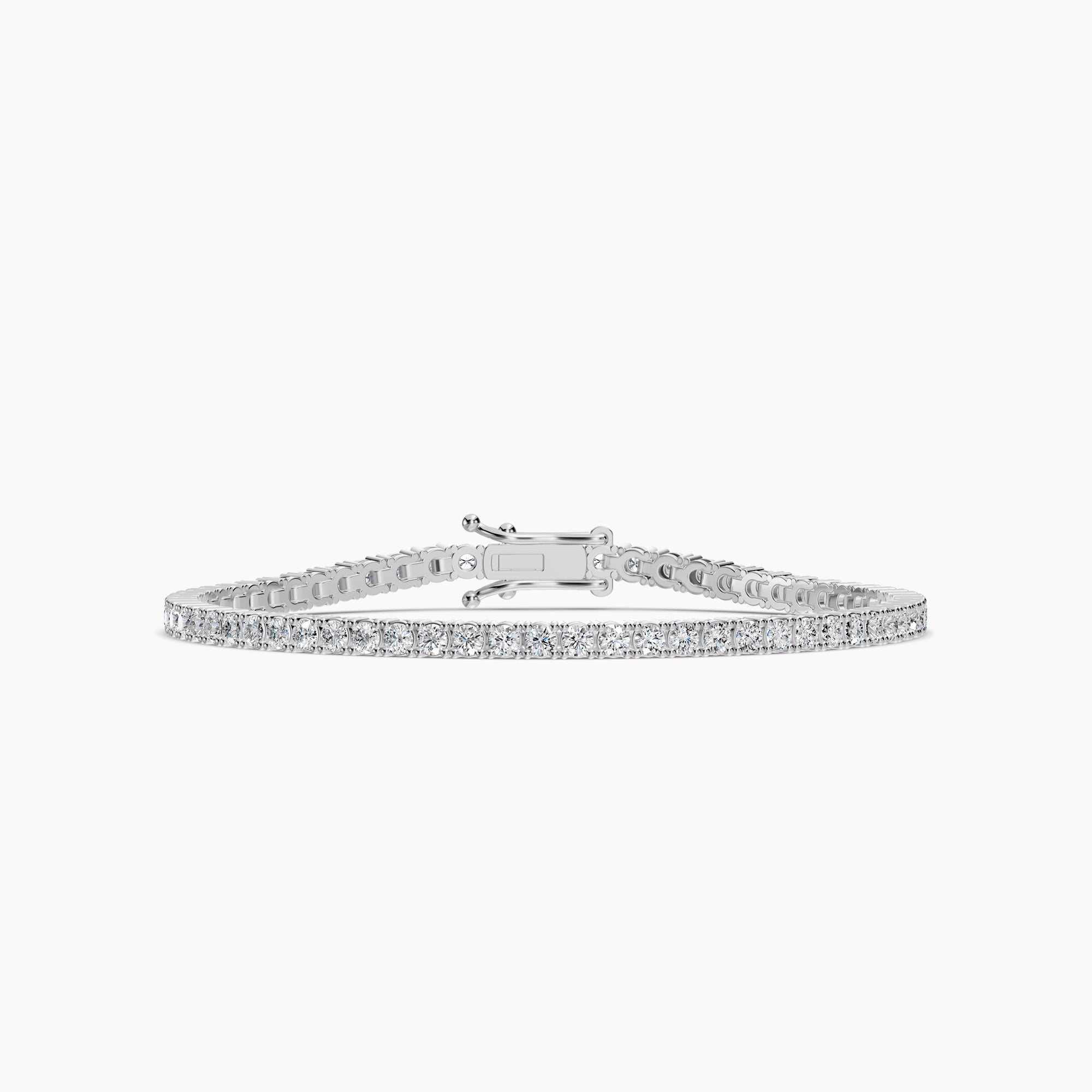 White Gold Tennis Bracelet
