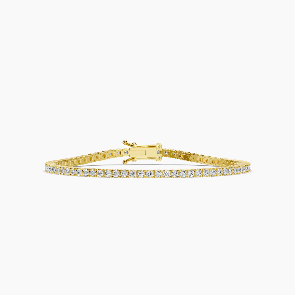 Yellow Gold Tennis Bracelet
