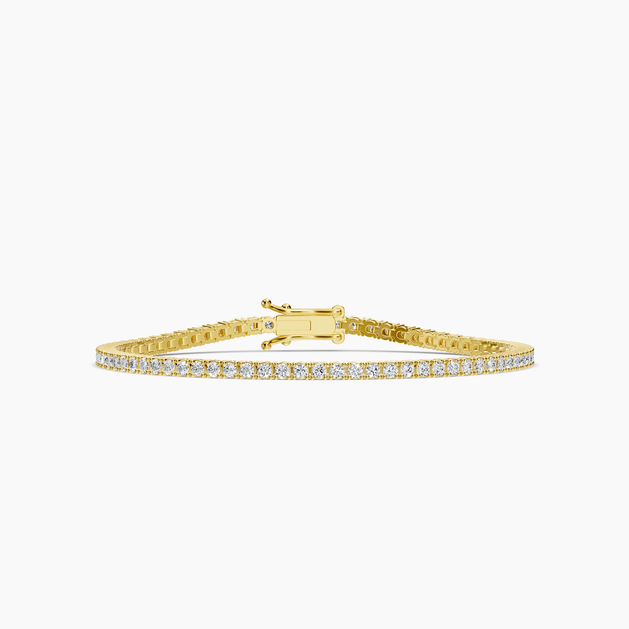 Yellow Gold Tennis Bracelet