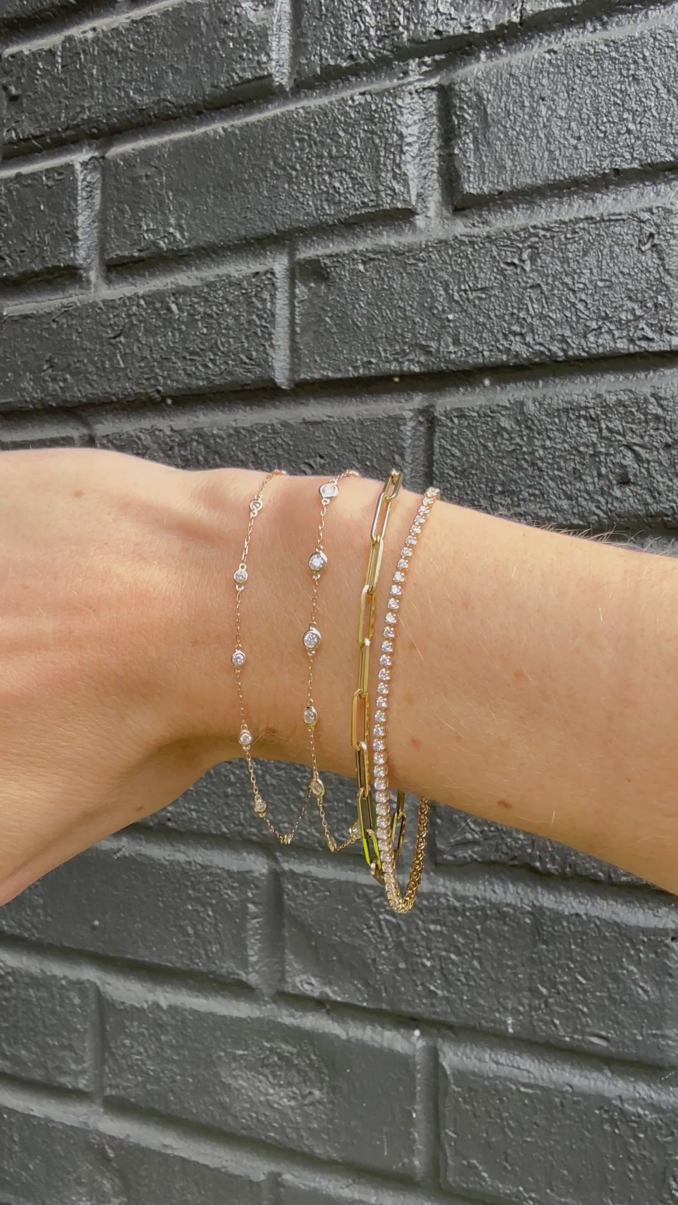 Diamond Station Bracelet